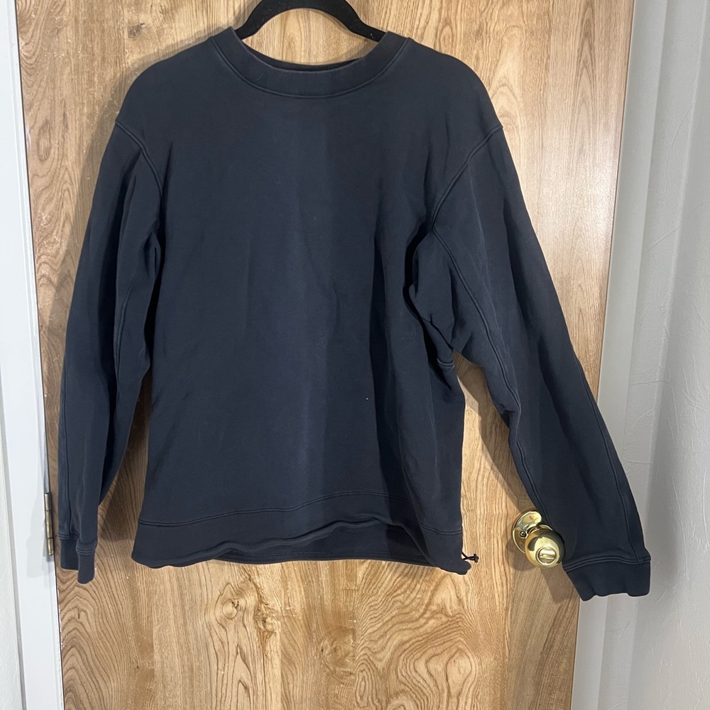 Thick Black Crewneck Sweater lululemon